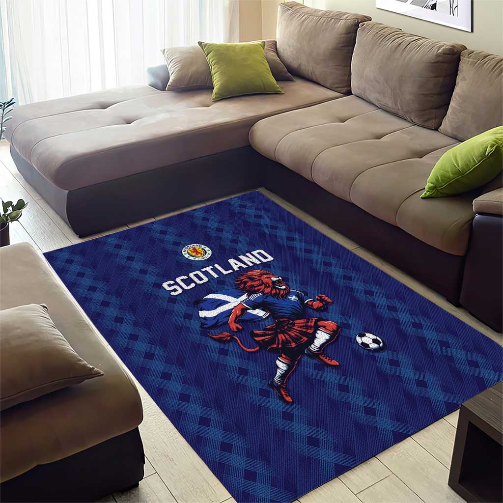 World Football 2026 Scotland Area Rug Lion Mascot Go Scottish