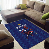 World Football 2026 Scotland Area Rug Lion Mascot Go Scottish