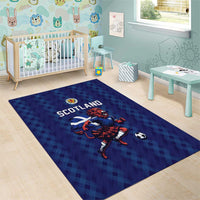 World Football 2026 Scotland Area Rug Lion Mascot Go Scottish