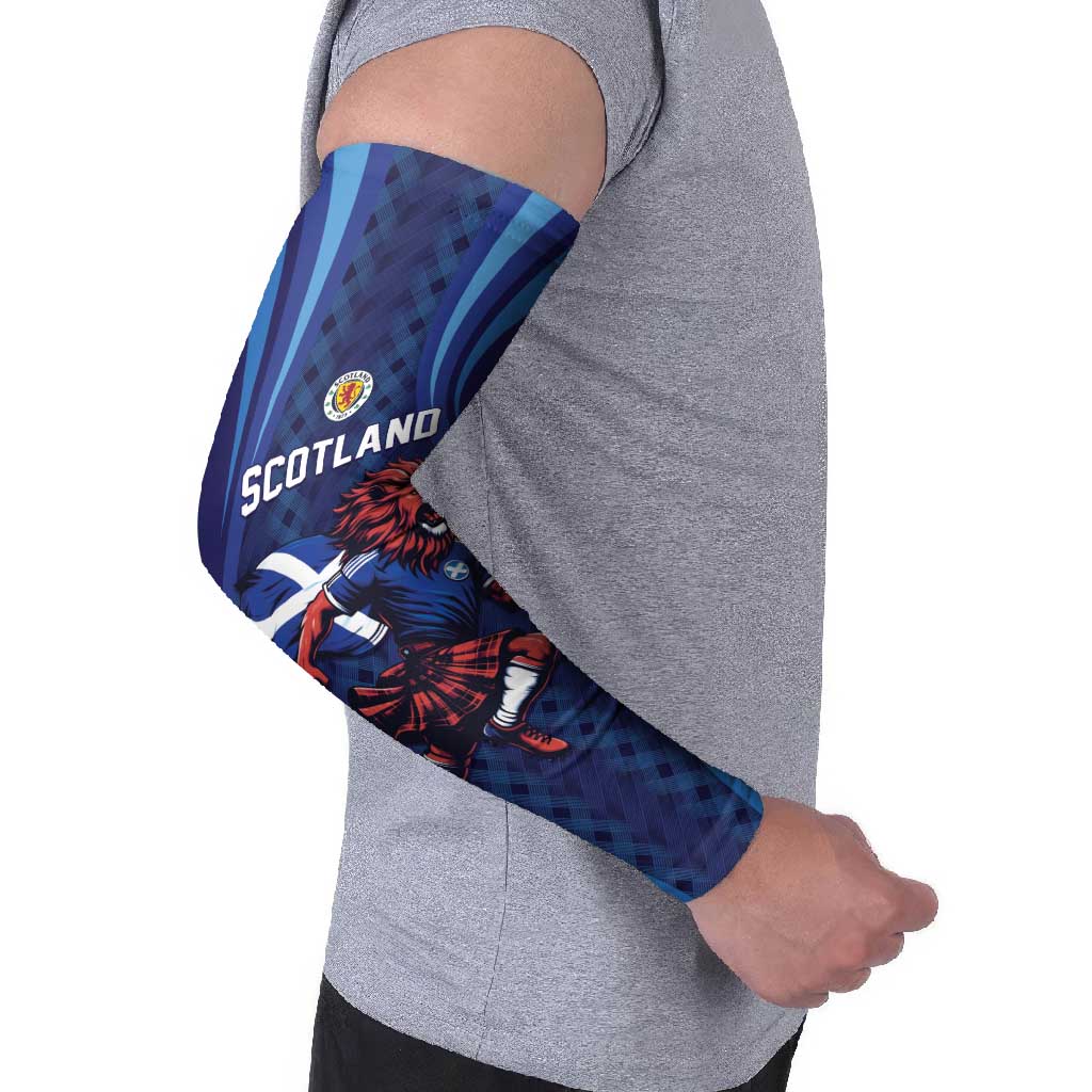 Custom World Football 2026 Scotland Arm Sleeves Lion Mascot Go Scottish