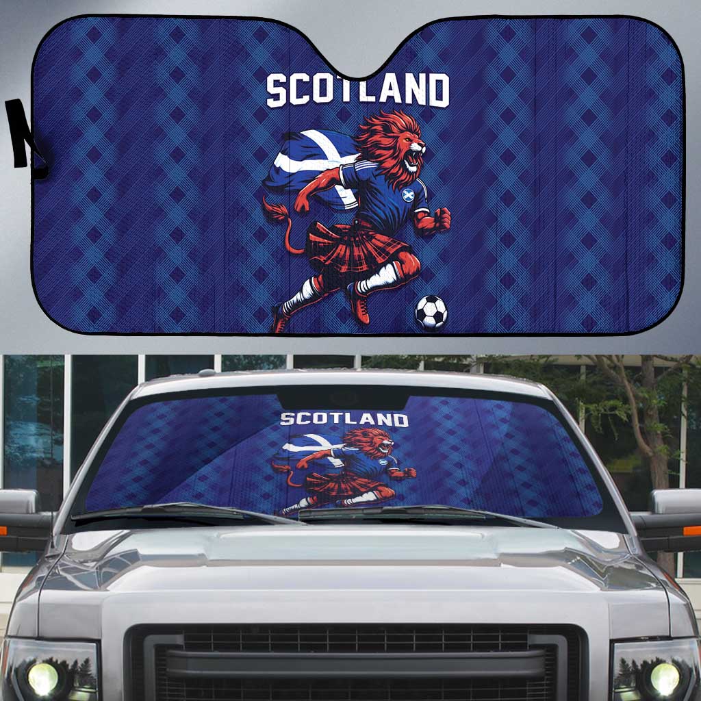 World Football 2026 Scotland Auto Sun Shade Lion Mascot Go Scottish