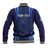 Custom World Football 2026 Scotland Baseball Jacket Lion Mascot Go Scottish