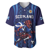Custom World Football 2026 Scotland Baseball Jersey Lion Mascot Go Scottish