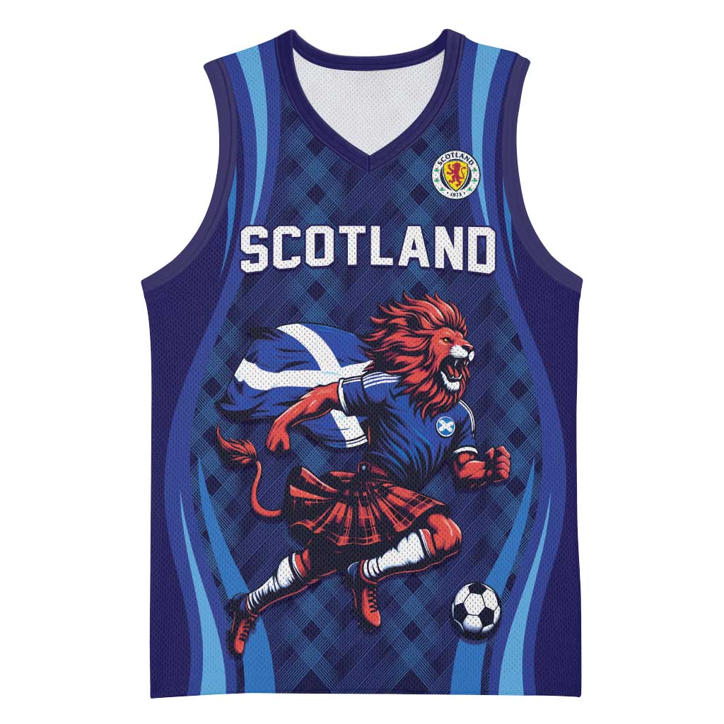 Custom World Football 2026 Scotland Basketball Jersey Lion Mascot Go Scottish