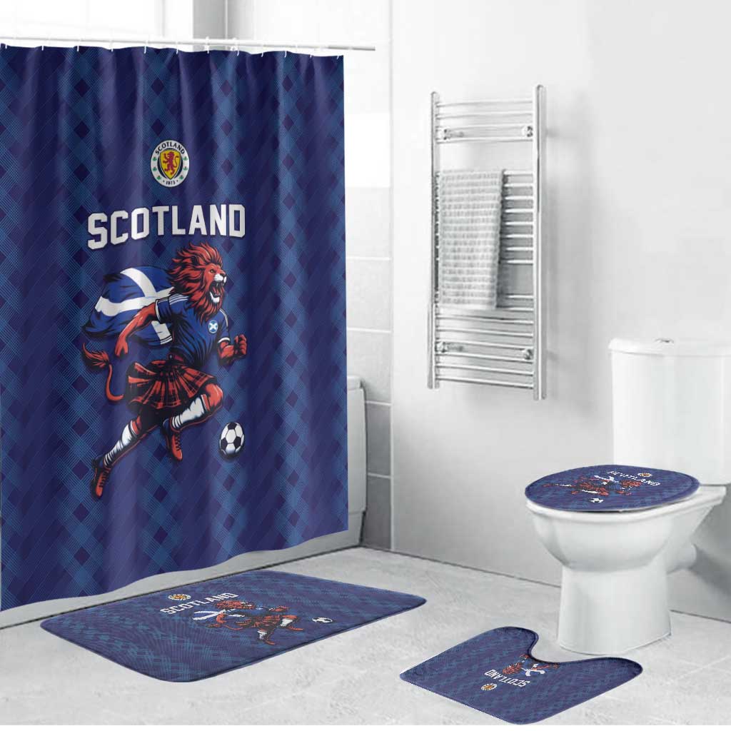 World Football 2026 Scotland Bathroom Set Lion Mascot Go Scottish