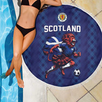World Football 2026 Scotland Beach Blanket Lion Mascot Go Scottish