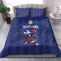 World Football 2026 Scotland Bedding Set Lion Mascot Go Scottish