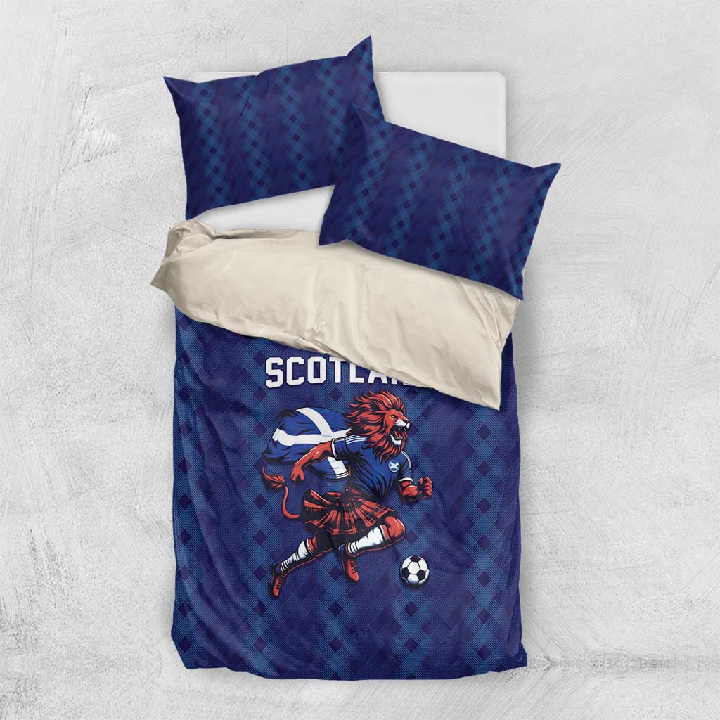 World Football 2026 Scotland Bedding Set Lion Mascot Go Scottish