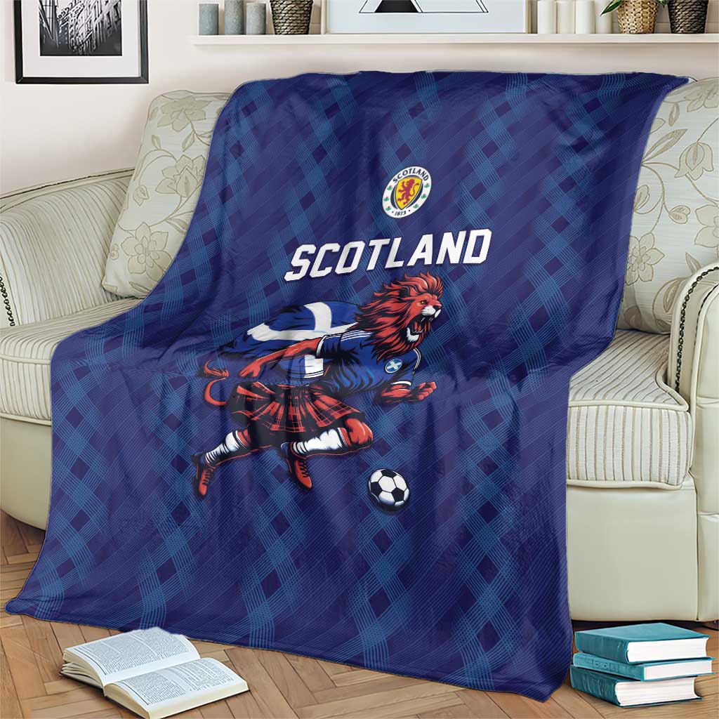 World Football 2026 Scotland Blanket Lion Mascot Go Scottish