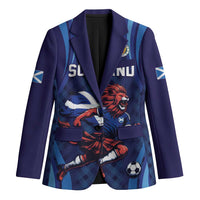 Custom World Football 2026 Scotland Blazer Lion Mascot Go Scottish