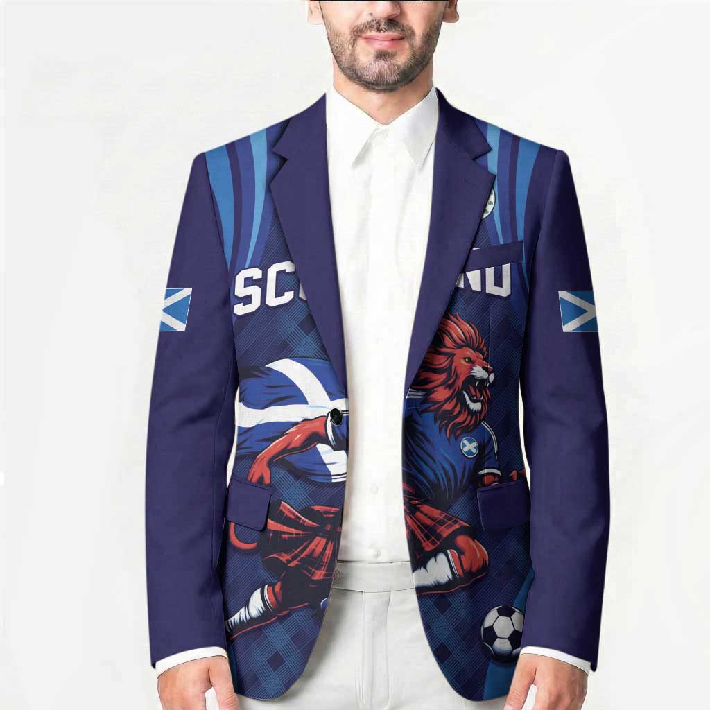 Custom World Football 2026 Scotland Blazer Lion Mascot Go Scottish