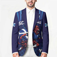 Custom World Football 2026 Scotland Blazer Lion Mascot Go Scottish