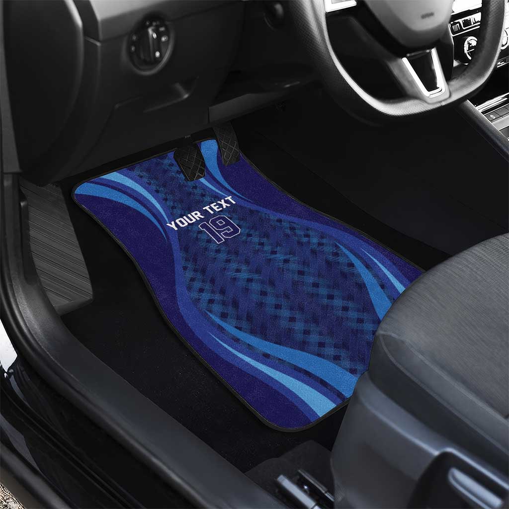 Custom World Football 2026 Scotland Car Mats Lion Mascot Go Scottish
