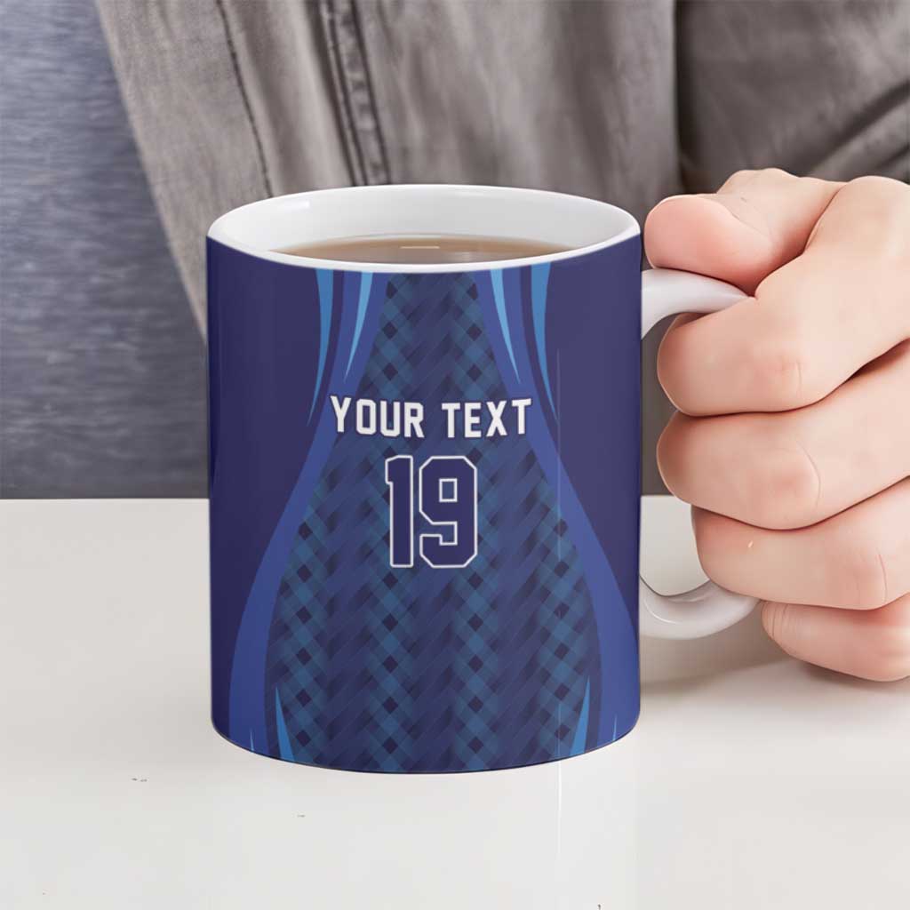 Custom World Football 2026 Scotland Ceramic Mug Lion Mascot Go Scottish