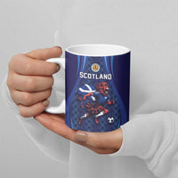 Custom World Football 2026 Scotland Ceramic Mug Lion Mascot Go Scottish