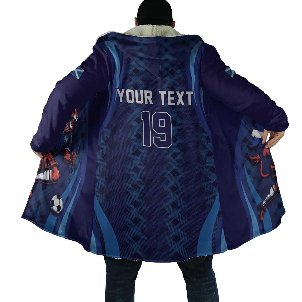 Custom World Football 2026 Scotland Cloak Lion Mascot Go Scottish