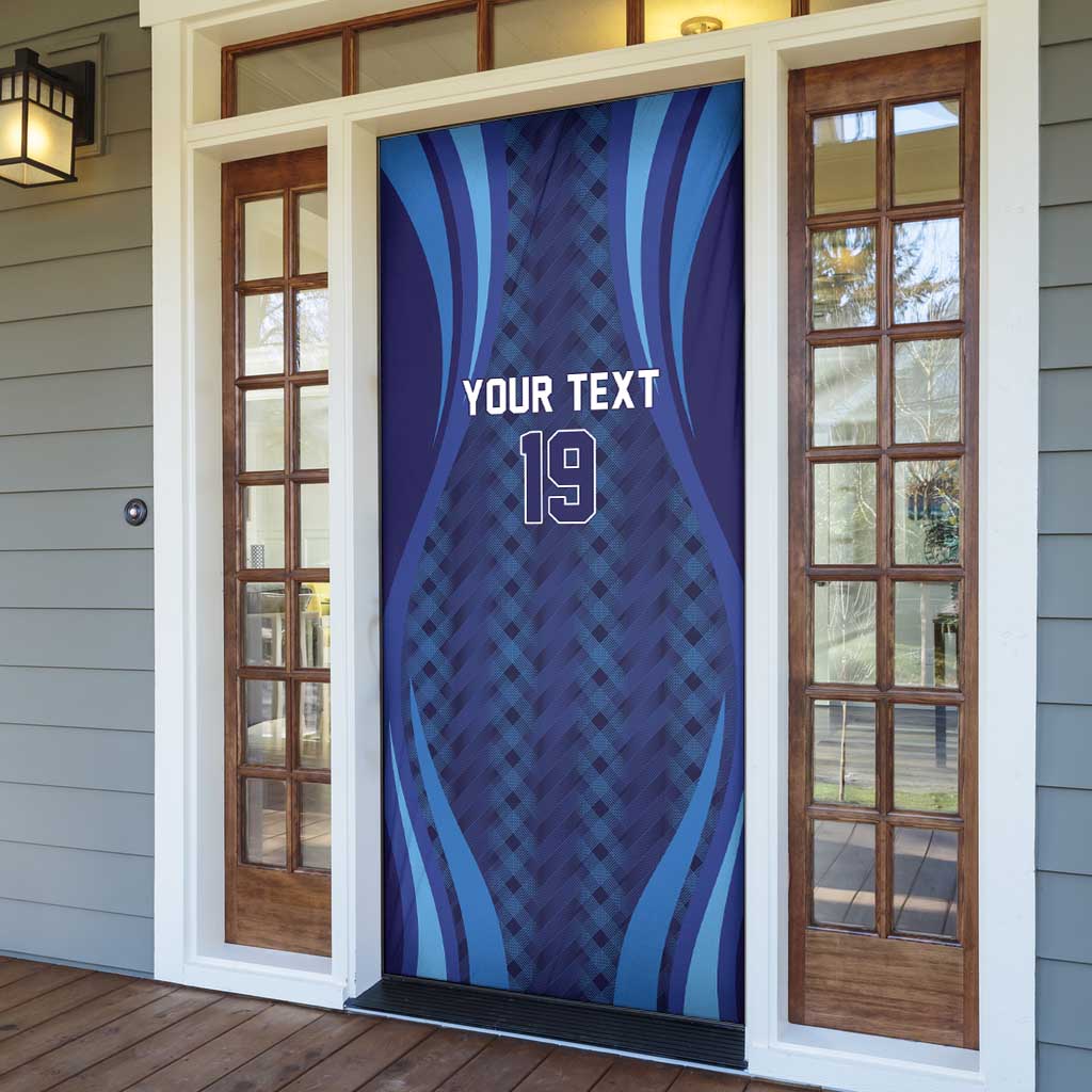 Custom World Football 2026 Scotland Door Cover Lion Mascot Go Scottish