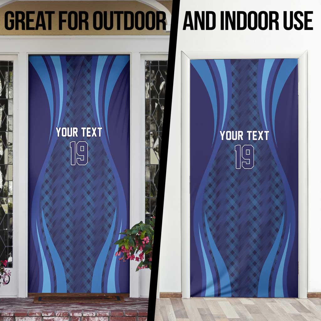 Custom World Football 2026 Scotland Door Cover Lion Mascot Go Scottish