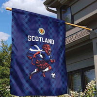 World Football 2026 Scotland Garden Flag Lion Mascot Go Scottish