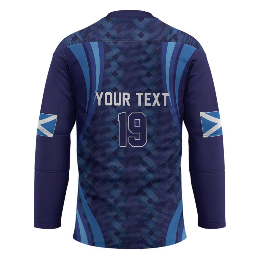 Custom World Football 2026 Scotland Hockey Jersey Lion Mascot Go Scottish