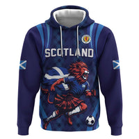 Custom World Football 2026 Scotland Hoodie Lion Mascot Go Scottish