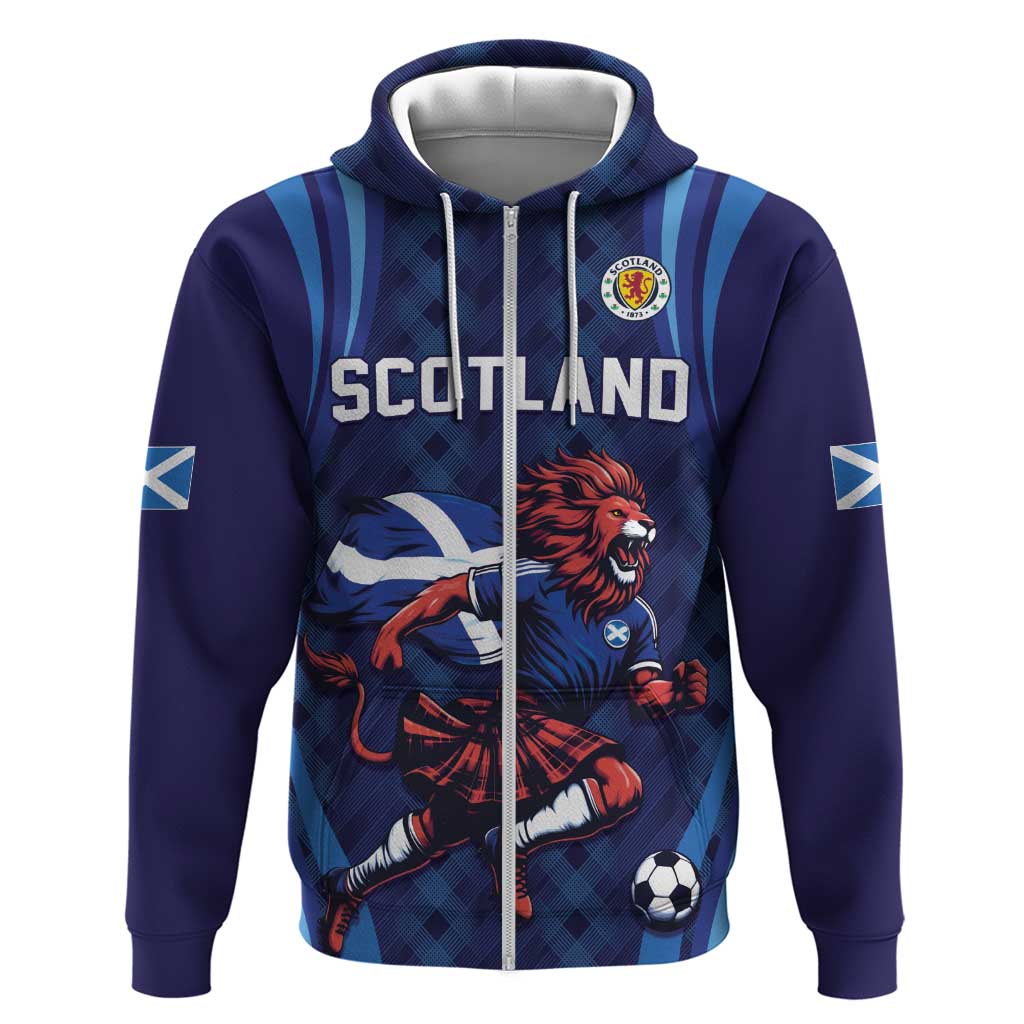 Custom World Football 2026 Scotland Hoodie Lion Mascot Go Scottish