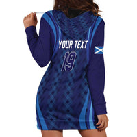 Custom World Football 2026 Scotland Hoodie Dress Lion Mascot Go Scottish