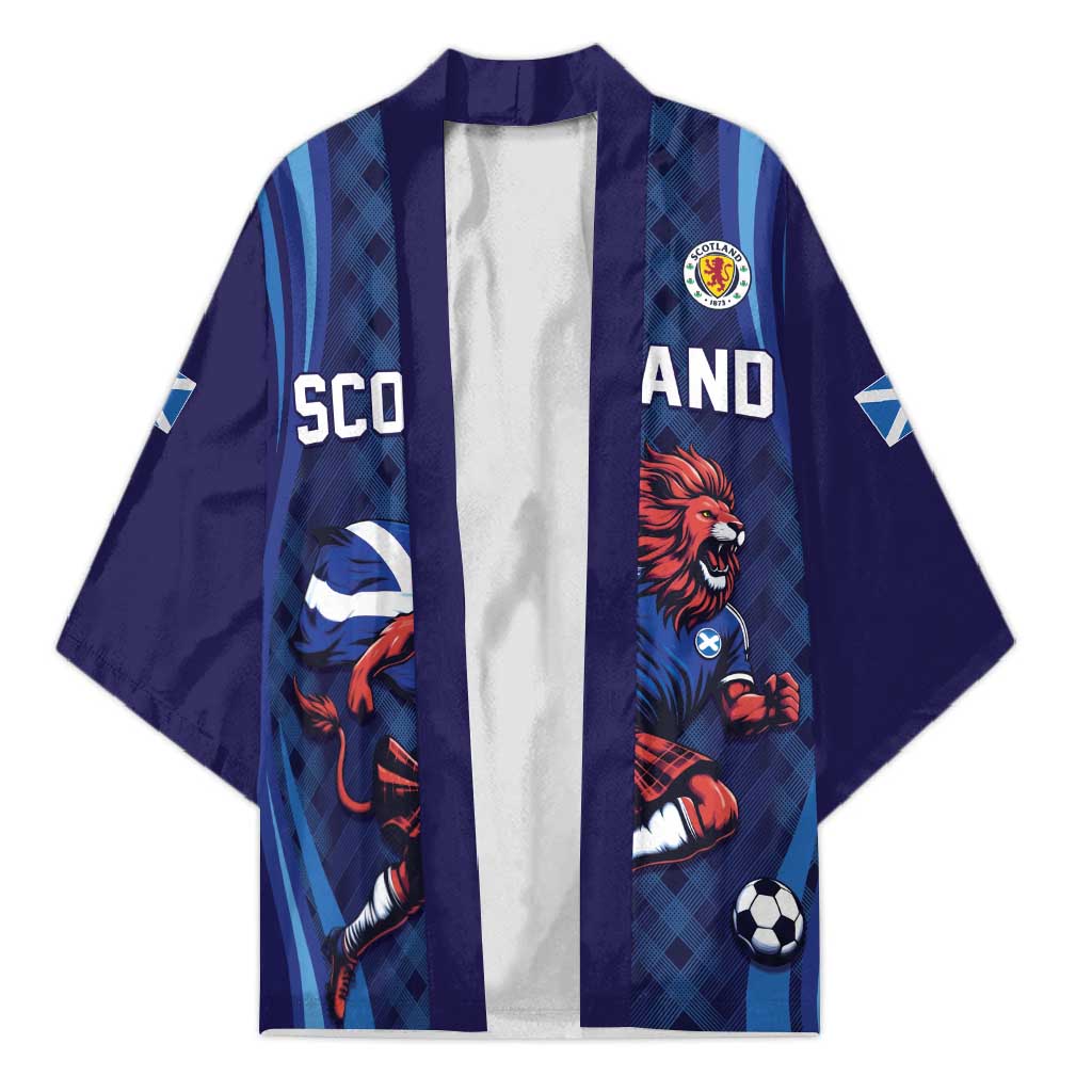 Custom World Football 2026 Scotland Kimono Lion Mascot Go Scottish