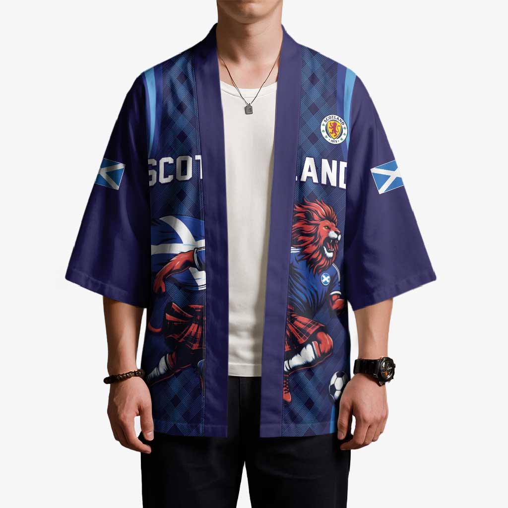 Custom World Football 2026 Scotland Kimono Lion Mascot Go Scottish