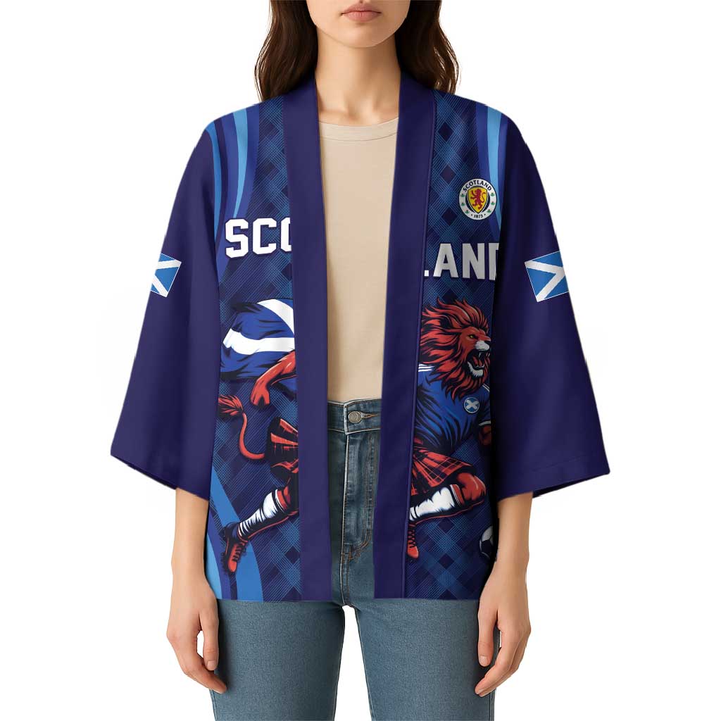 Custom World Football 2026 Scotland Kimono Lion Mascot Go Scottish