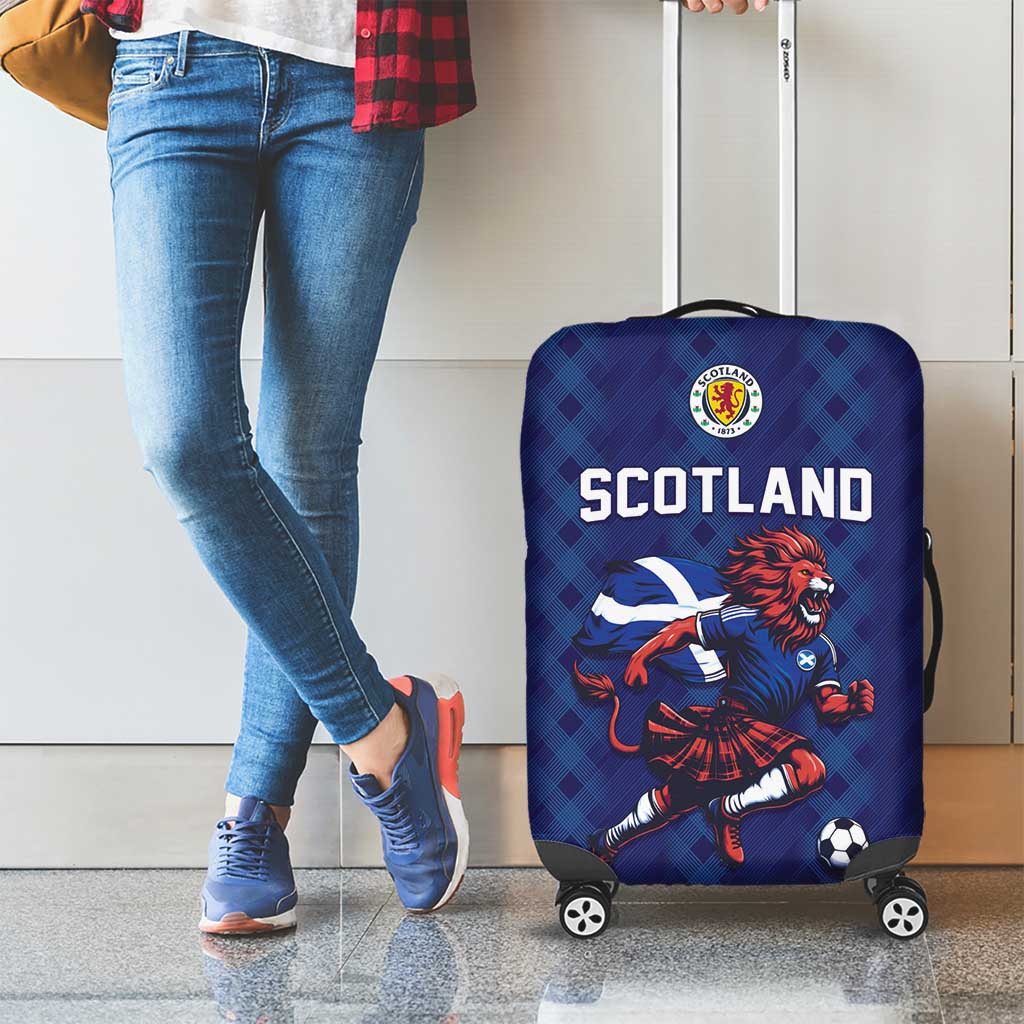 World Football 2026 Scotland Luggage Cover Lion Mascot Go Scottish
