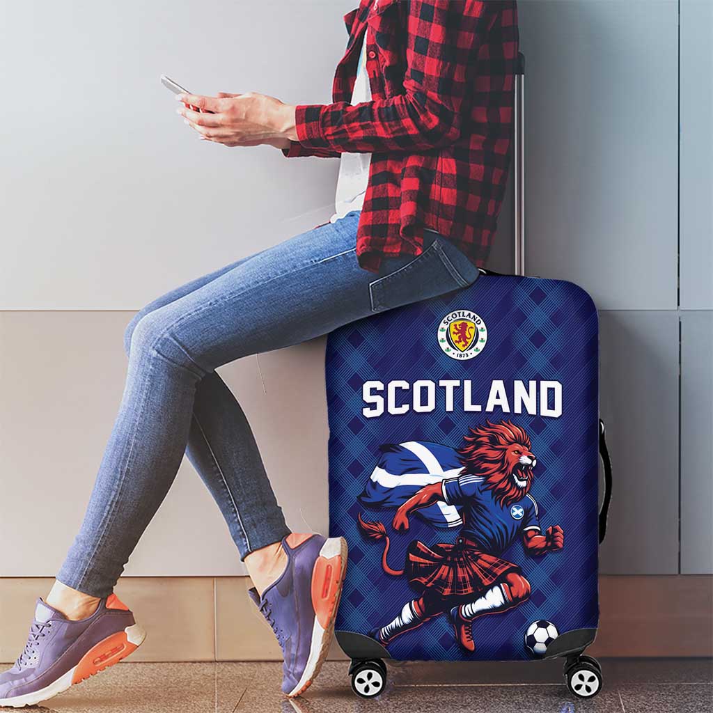 World Football 2026 Scotland Luggage Cover Lion Mascot Go Scottish