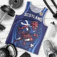Custom World Football 2026 Scotland Men Tank Top Lion Mascot Go Scottish
