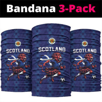 World Football 2026 Scotland Neck Gaiter Lion Mascot Go Scottish