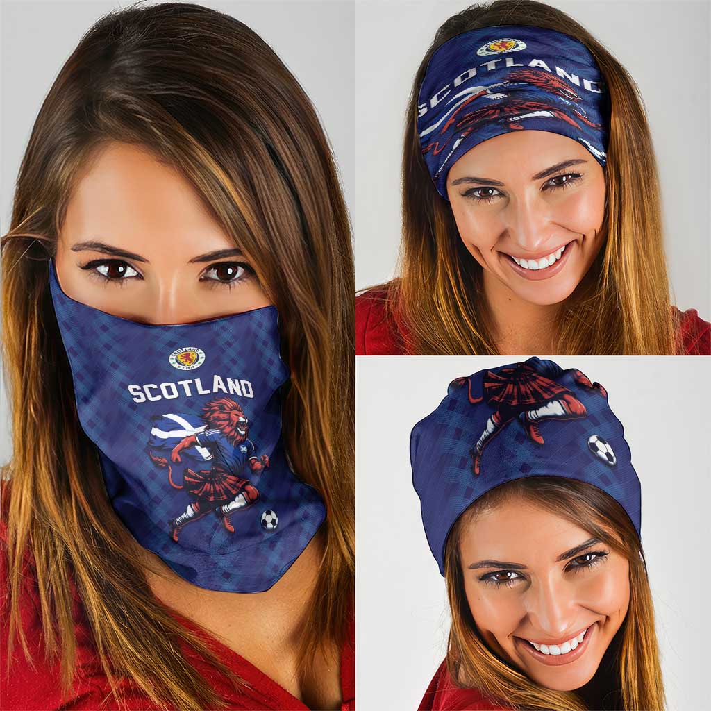 World Football 2026 Scotland Neck Gaiter Lion Mascot Go Scottish
