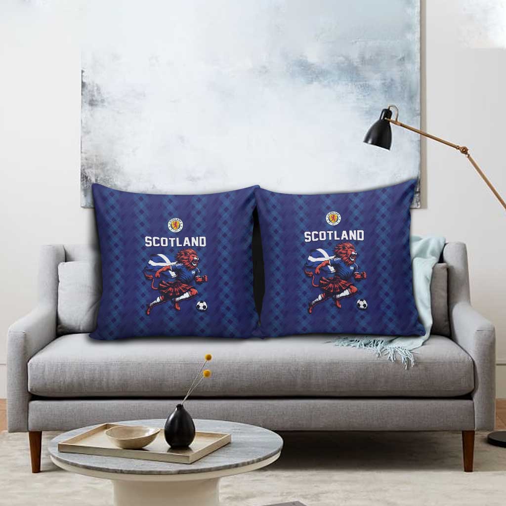 World Football 2026 Scotland Pillow Cover Lion Mascot Go Scottish