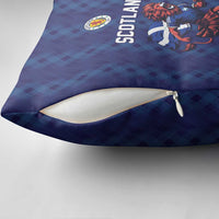 World Football 2026 Scotland Pillow Cover Lion Mascot Go Scottish
