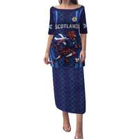 Custom World Football 2026 Scotland Puletasi Lion Mascot Go Scottish