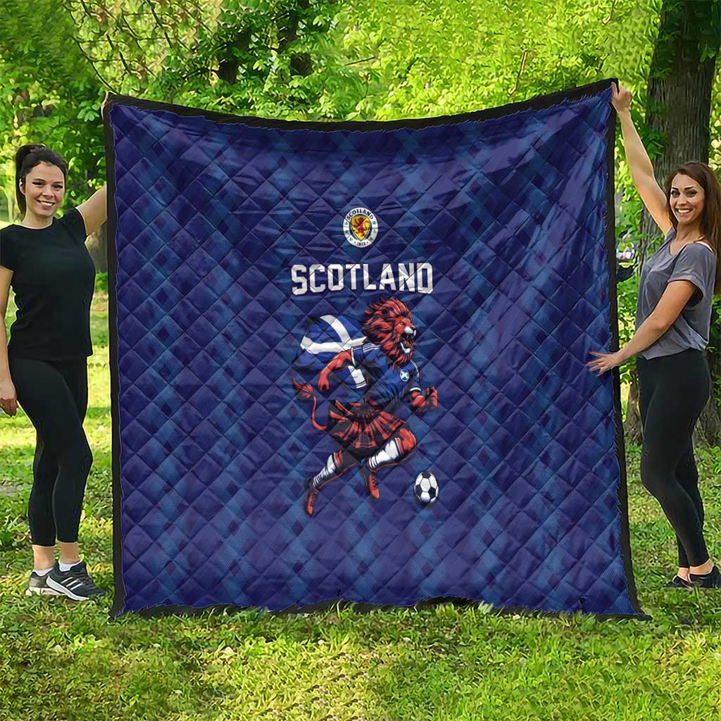 World Football 2026 Scotland Quilt Lion Mascot Go Scottish