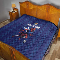 World Football 2026 Scotland Quilt Lion Mascot Go Scottish