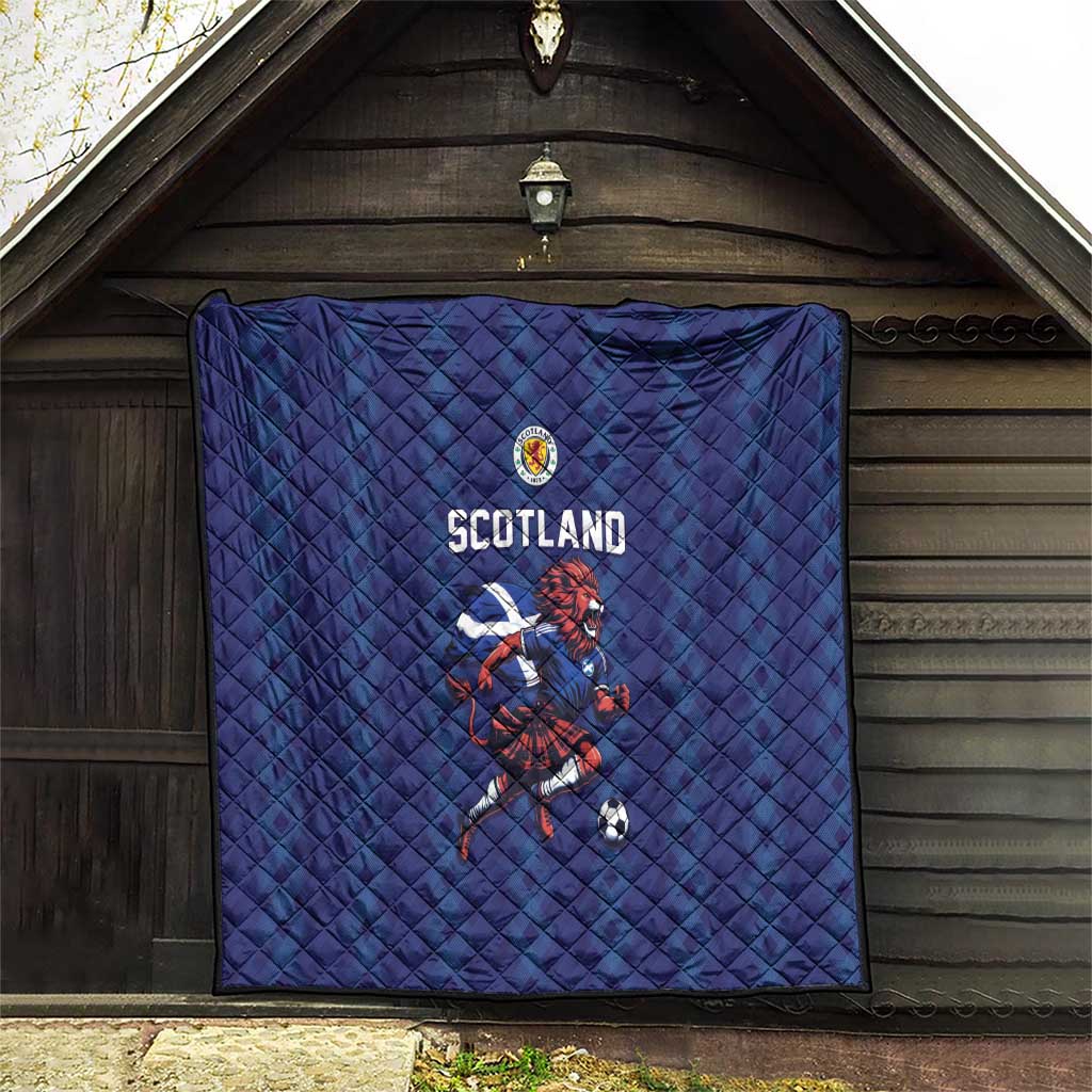 World Football 2026 Scotland Quilt Lion Mascot Go Scottish