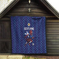 World Football 2026 Scotland Quilt Lion Mascot Go Scottish