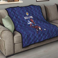 World Football 2026 Scotland Quilt Lion Mascot Go Scottish