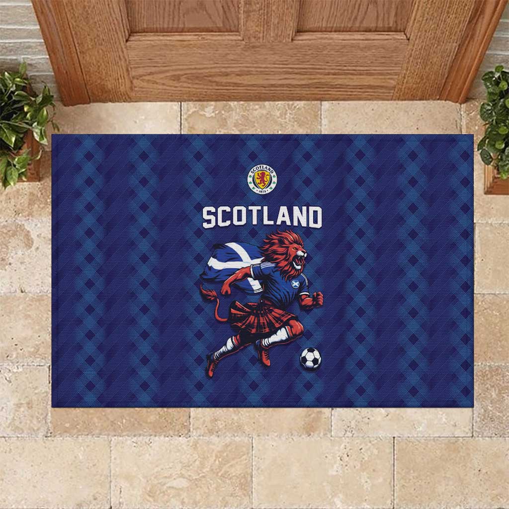 World Football 2026 Scotland Rubber Doormat Lion Mascot Go Scottish