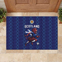 World Football 2026 Scotland Rubber Doormat Lion Mascot Go Scottish