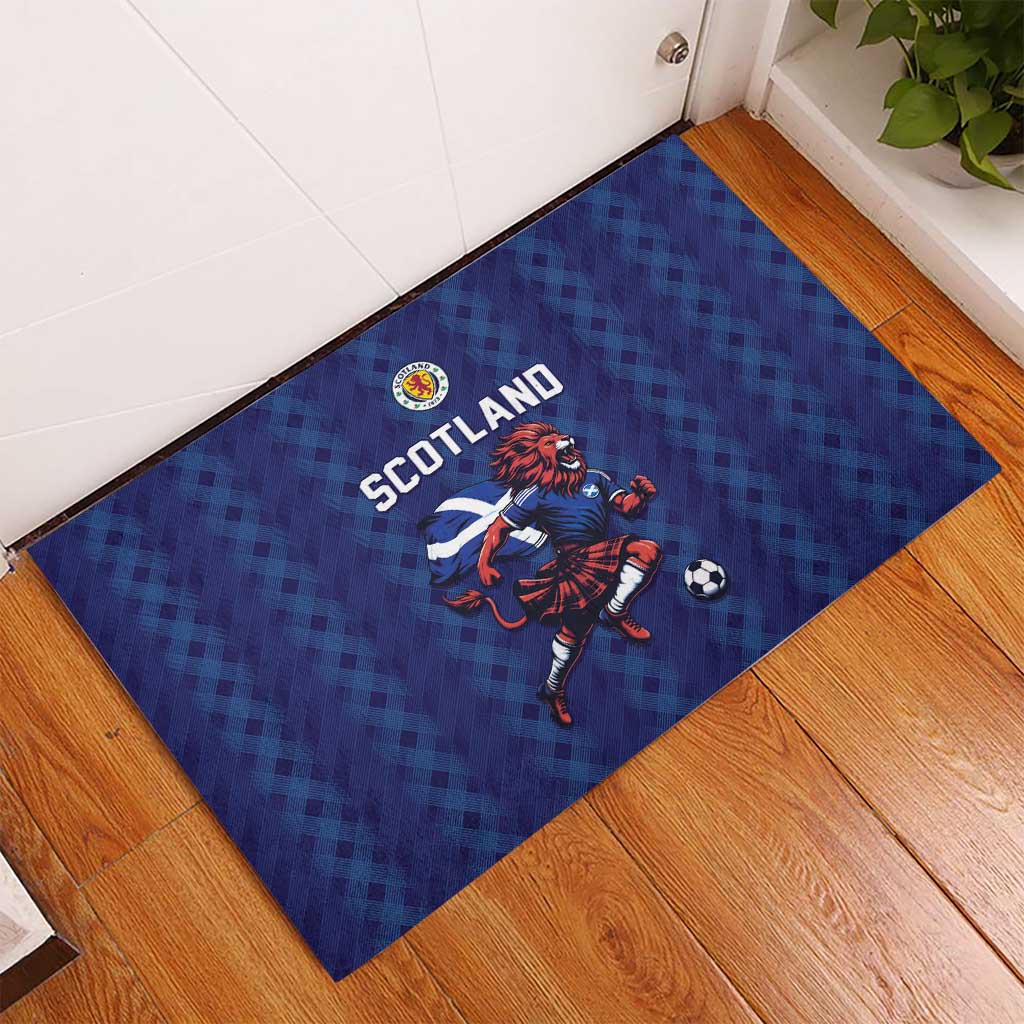 World Football 2026 Scotland Rubber Doormat Lion Mascot Go Scottish