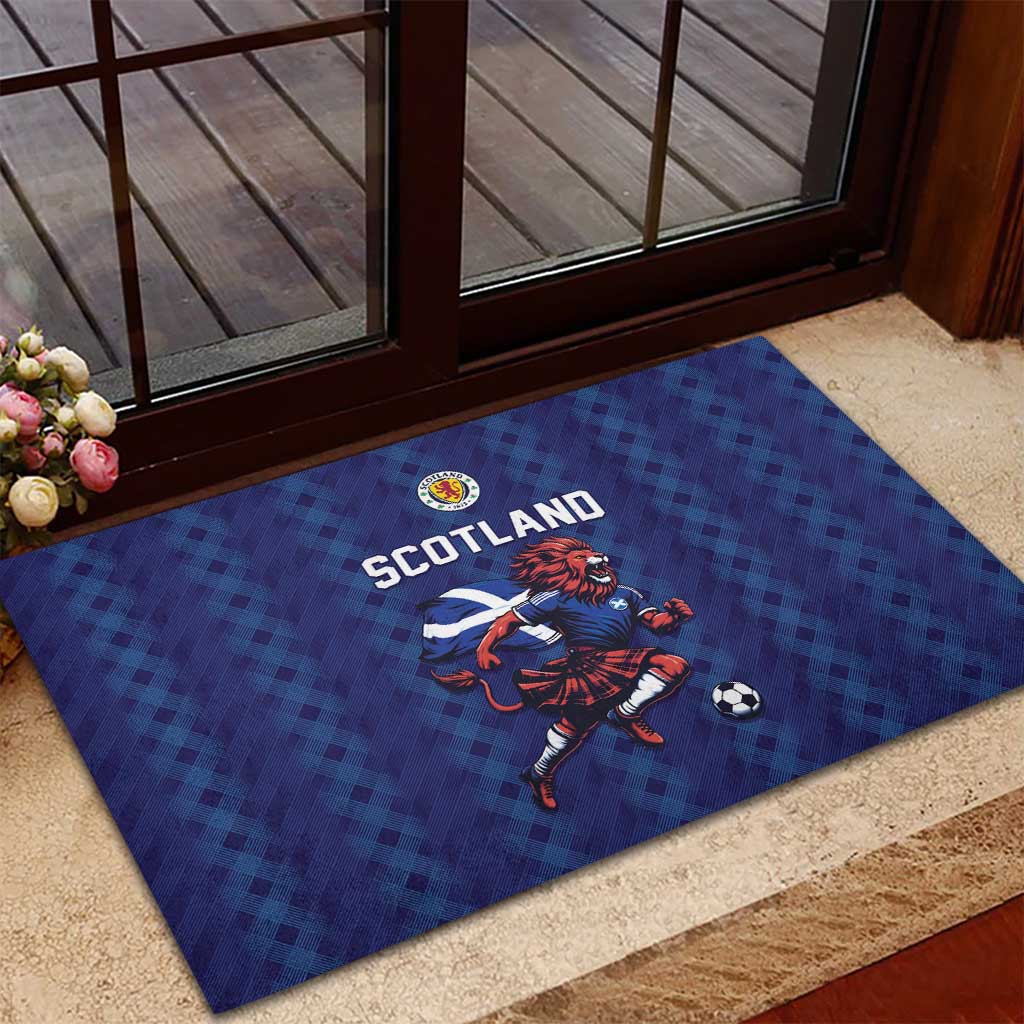 World Football 2026 Scotland Rubber Doormat Lion Mascot Go Scottish