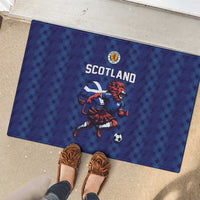 World Football 2026 Scotland Rubber Doormat Lion Mascot Go Scottish
