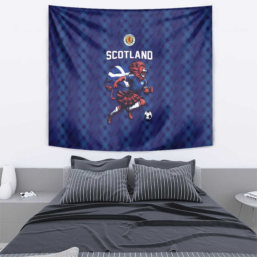 World Football 2026 Scotland Tapestry Lion Mascot Go Scottish