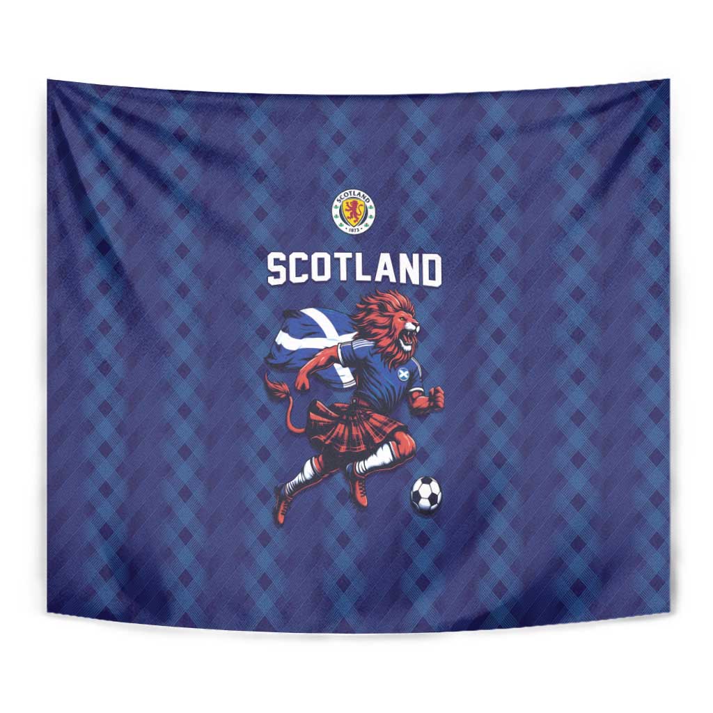 World Football 2026 Scotland Tapestry Lion Mascot Go Scottish